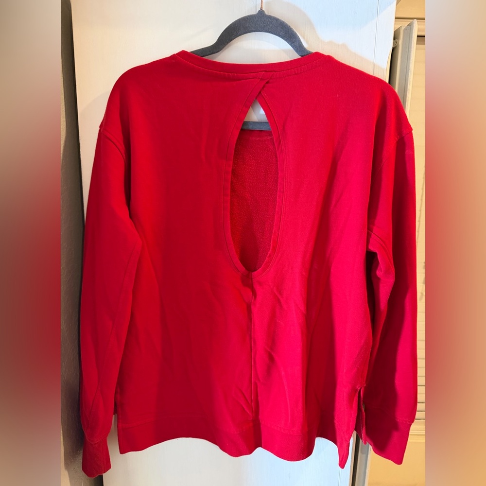 Victorias Secret Sport Red sweatshirt! Size Small! - Picture 5 of 6